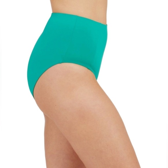 Spanx Classic High Rise Swimsuit Bottom Brief in Mystic Green - Picture 4 of 11